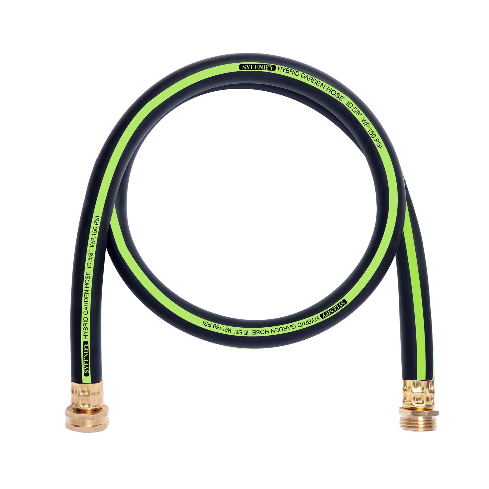 SYEENIFY no-kink design keeps hose straight for easy watering.