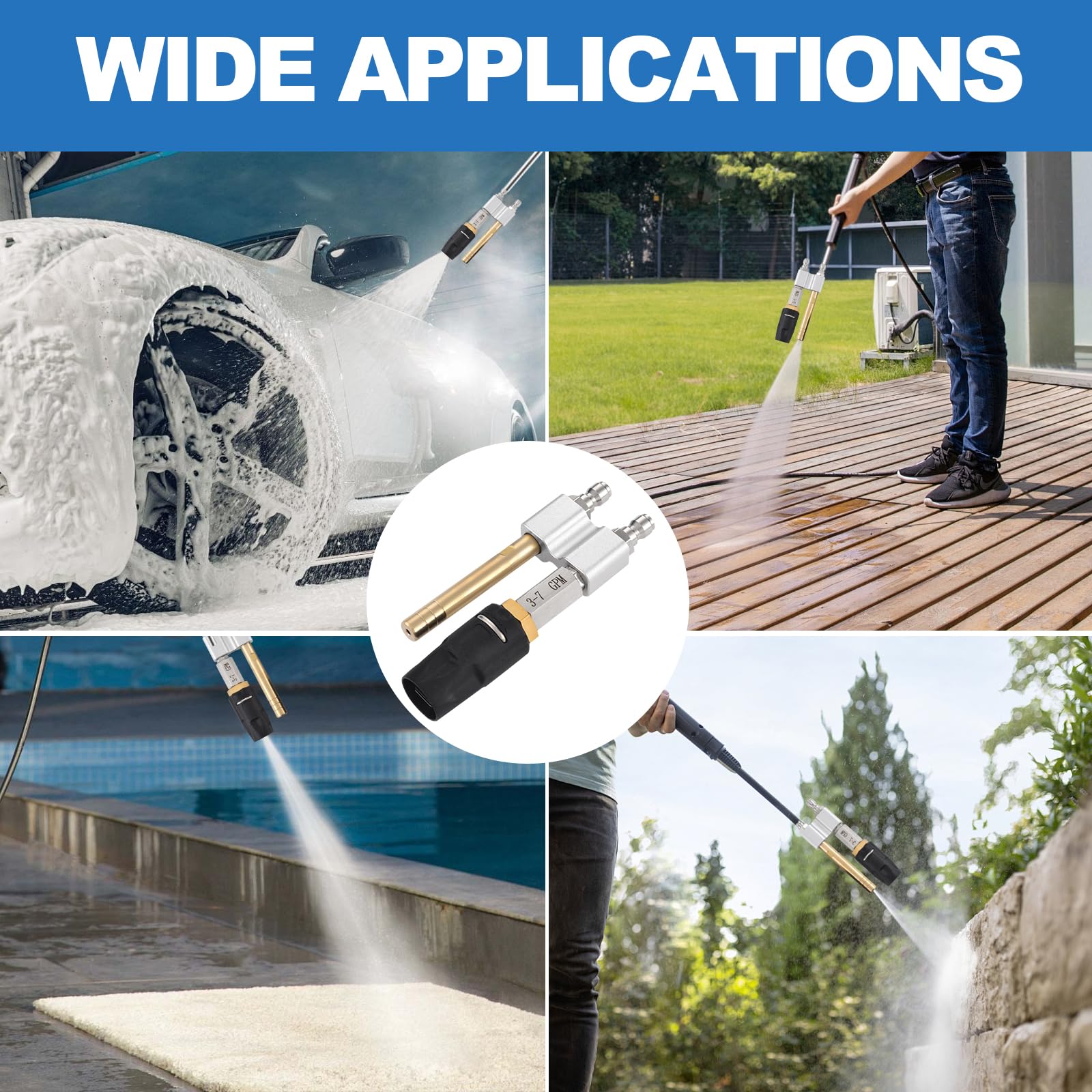 SYFLHYP shooter tip reduces ladder dependency by enabling remote high cleaning.