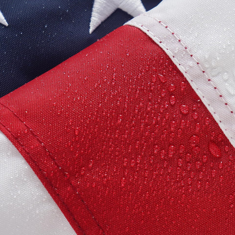 SYII flag reinforced with quadruple canvas end for durability