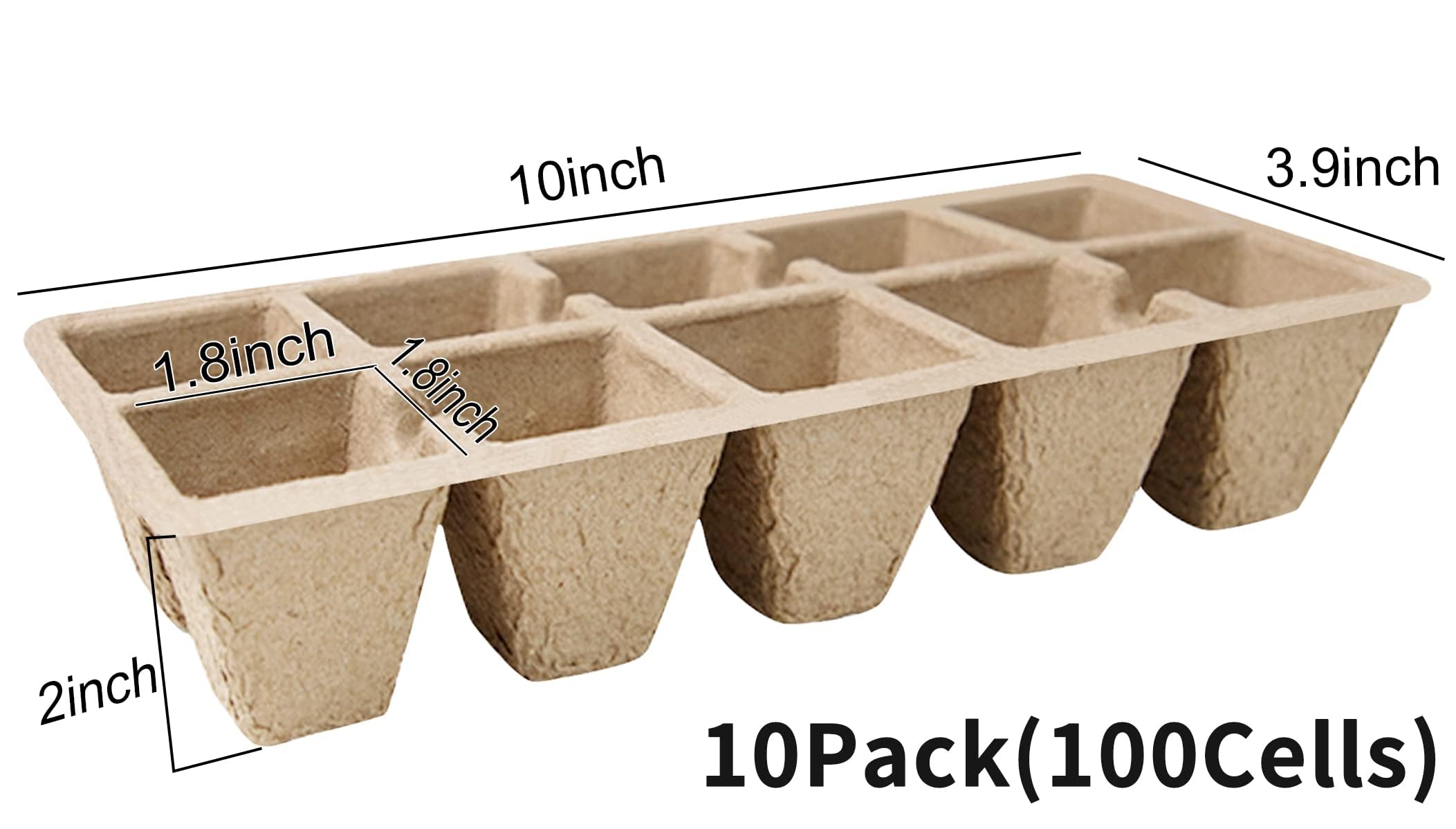 SYITCUN yellow biodegradable pulp pots that enrich soil as they decompose.