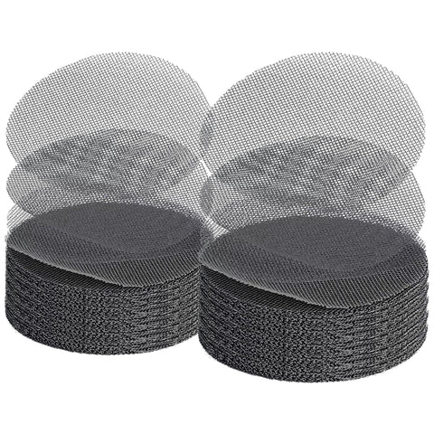 Sylken 4-inch mesh pad in a pot, preventing soil leakage and improving drainage.