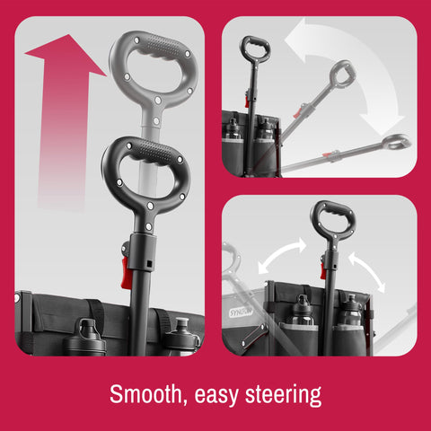 Syncfun durable carbon steel frame provides sturdy outdoor support.