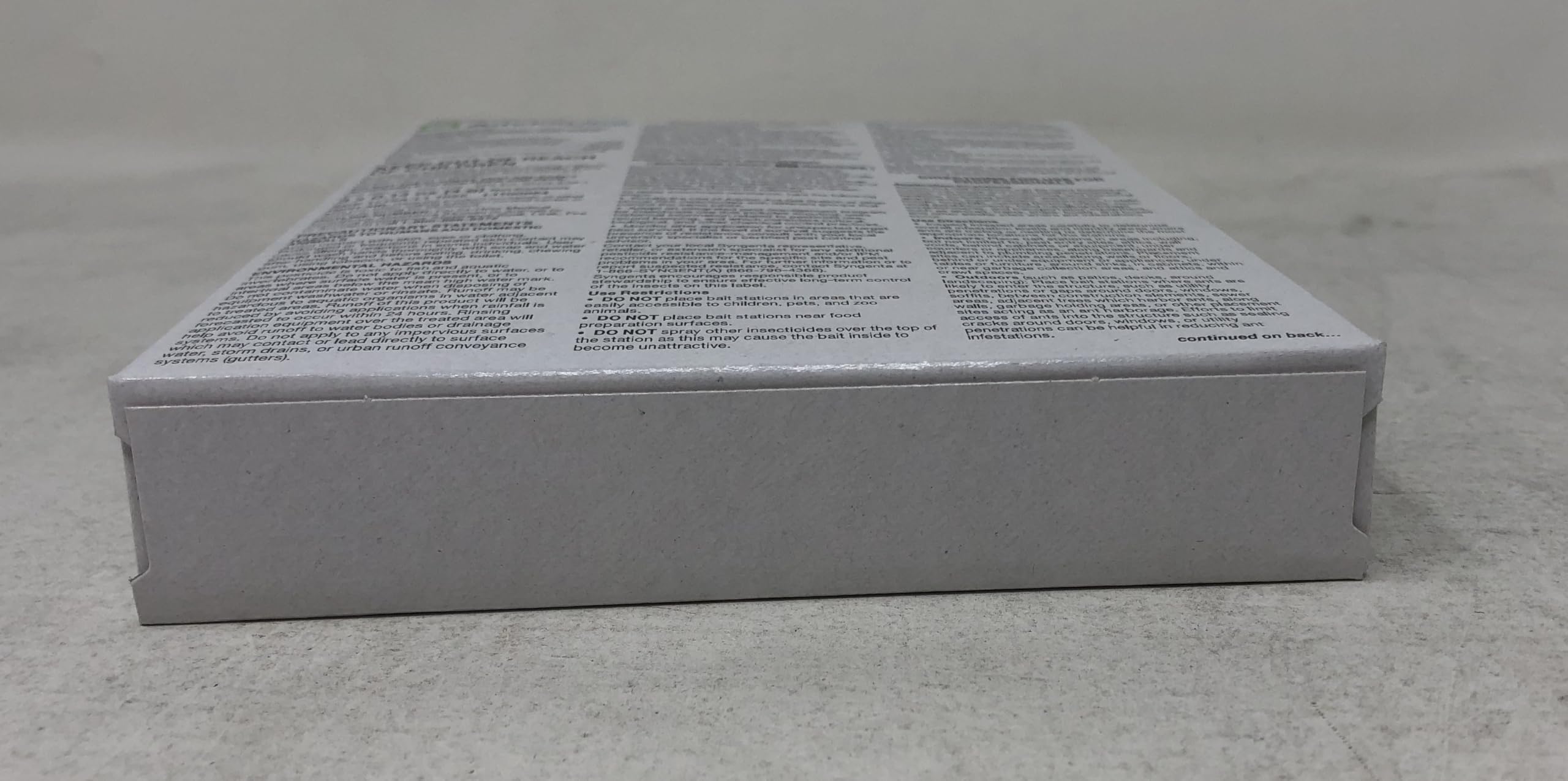 Syngenta Advion Ant Gel Station packaging showing ready-to-use bait