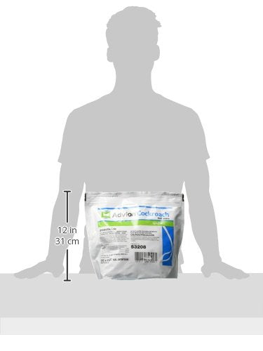 Close-up of Advion bait arena reveals discreet, odor-free roach control in action.