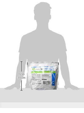 Close-up of Advion bait arena reveals discreet, odor-free roach control in action.