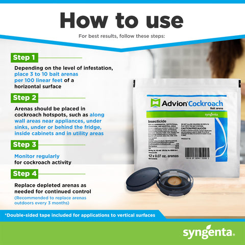 Advion bait arena kit image showcases components and ready-to-use design.