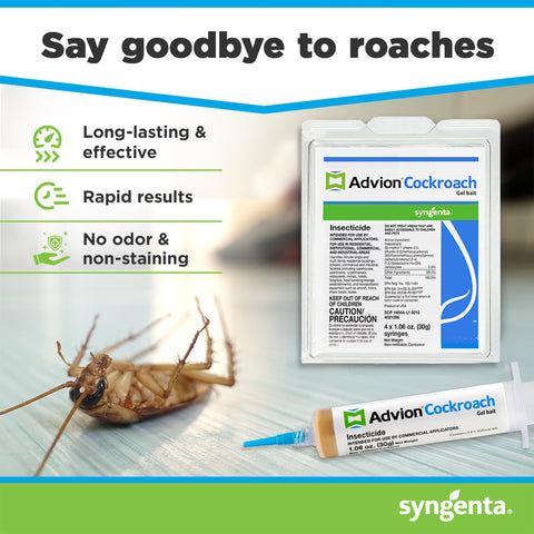 Syngenta Advion gel bait plunger demonstrates simple application in cracks and crevices.