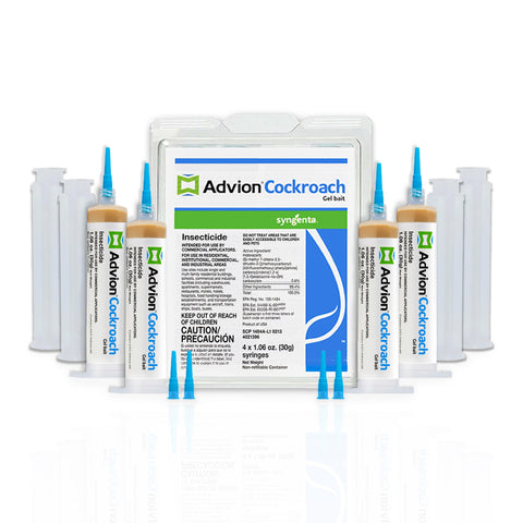 Syngenta Advion cockroach gel bait tubes ready for easy placement.