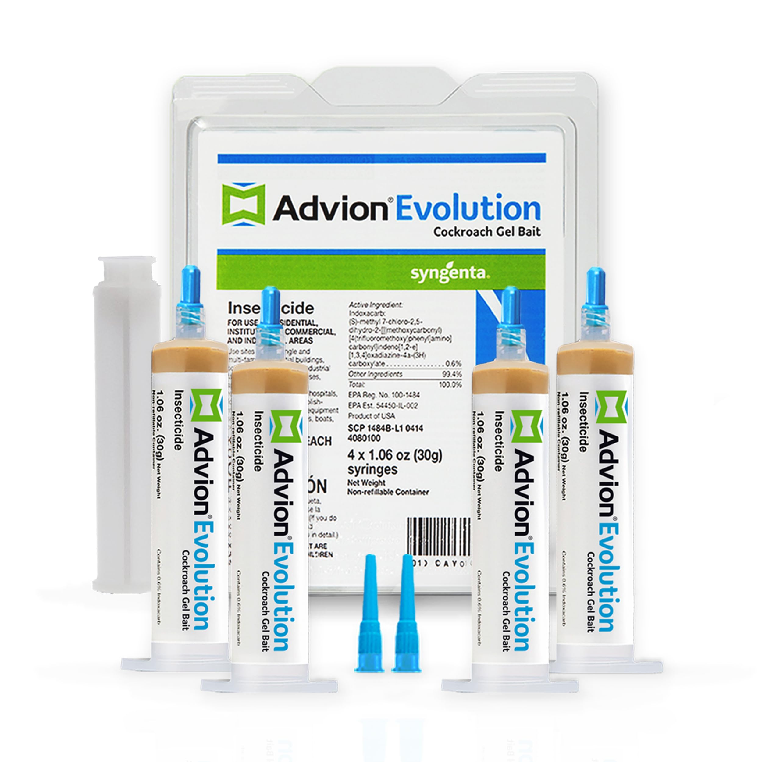 Syngenta Advion Evolution gel bait tubes for targeted roach control.