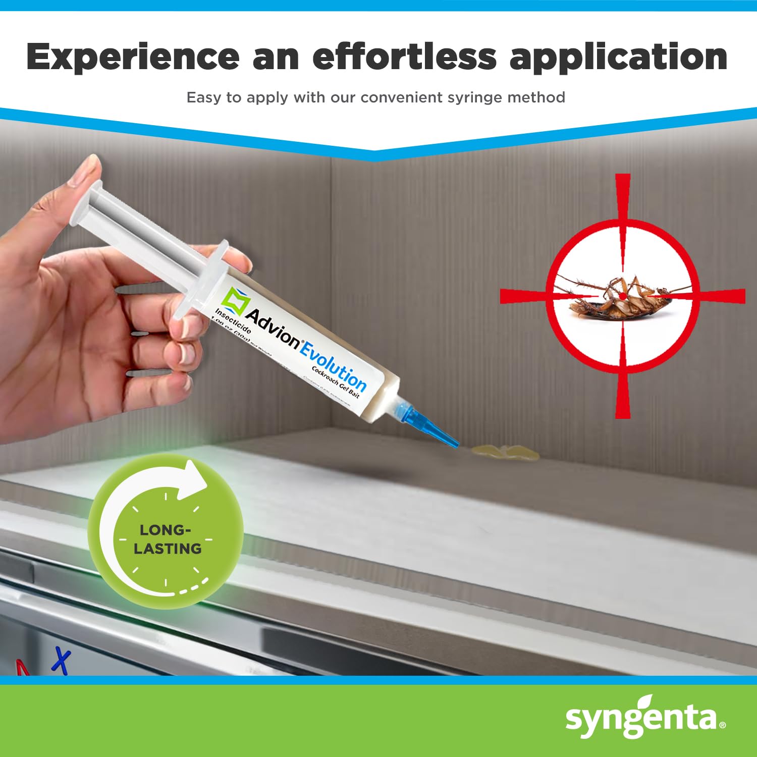 Syngenta Advion Evolution outdoor use near building entryways.