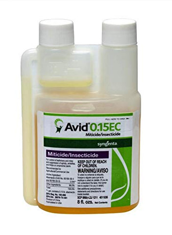 Syngenta Avid 0.15EC on leaf surface showing rapid protection across leaves.