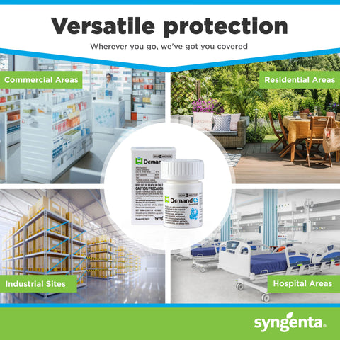 Demand CS offers protection up to 90 days under varying weather conditions.
