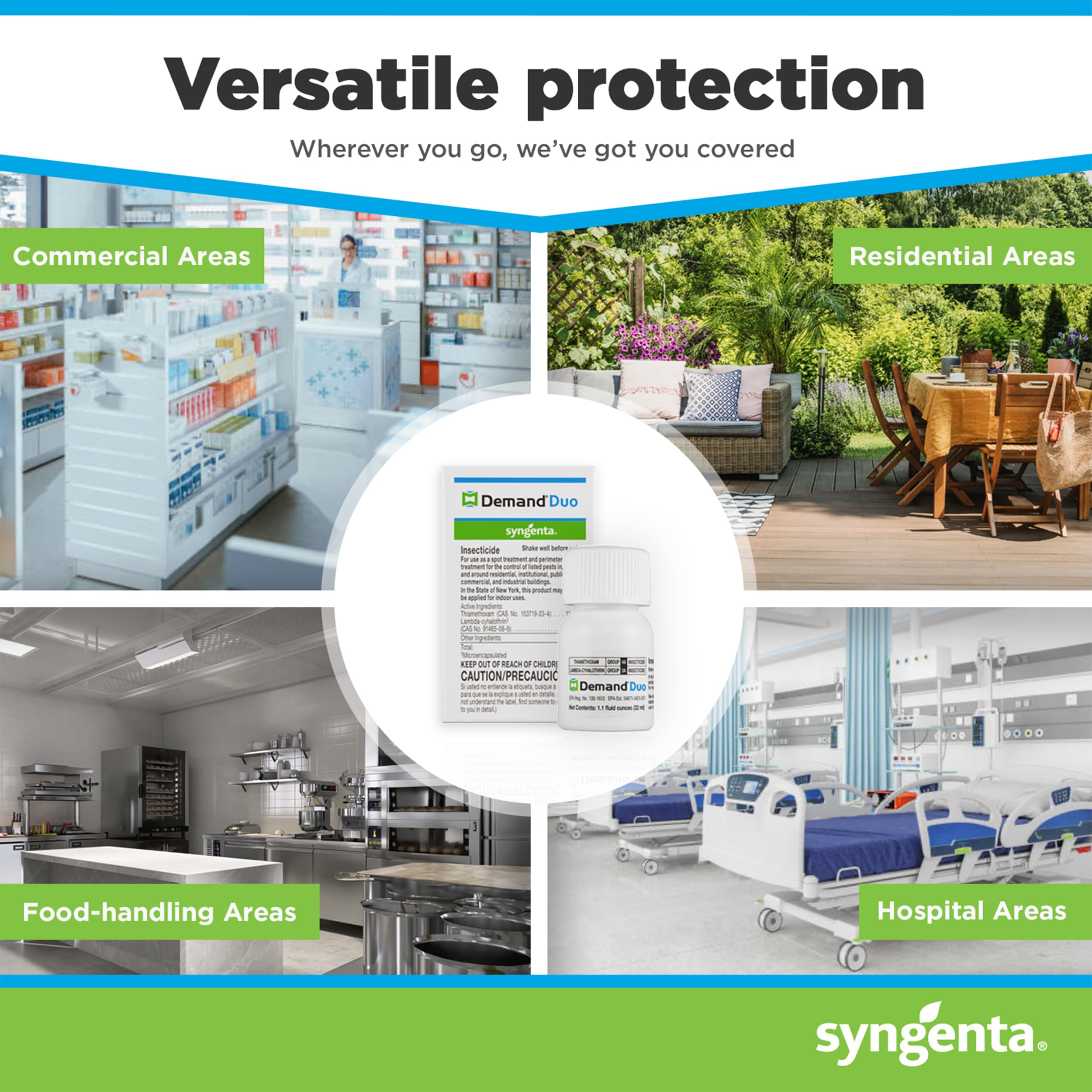 Syngenta Demand Duo packaging side view reveals 1 count packaging.