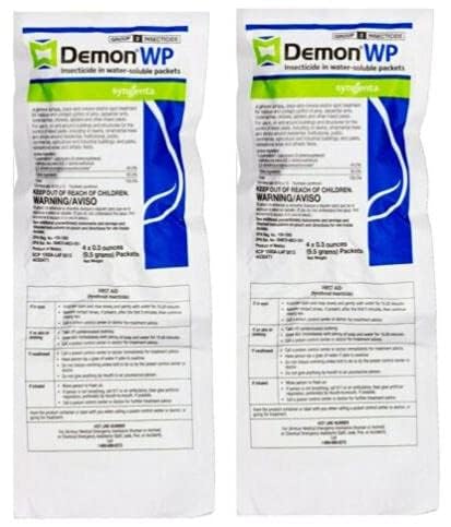 Syngenta Demon WP packets for fast indoor/outdoor pest control and long-lasting protection