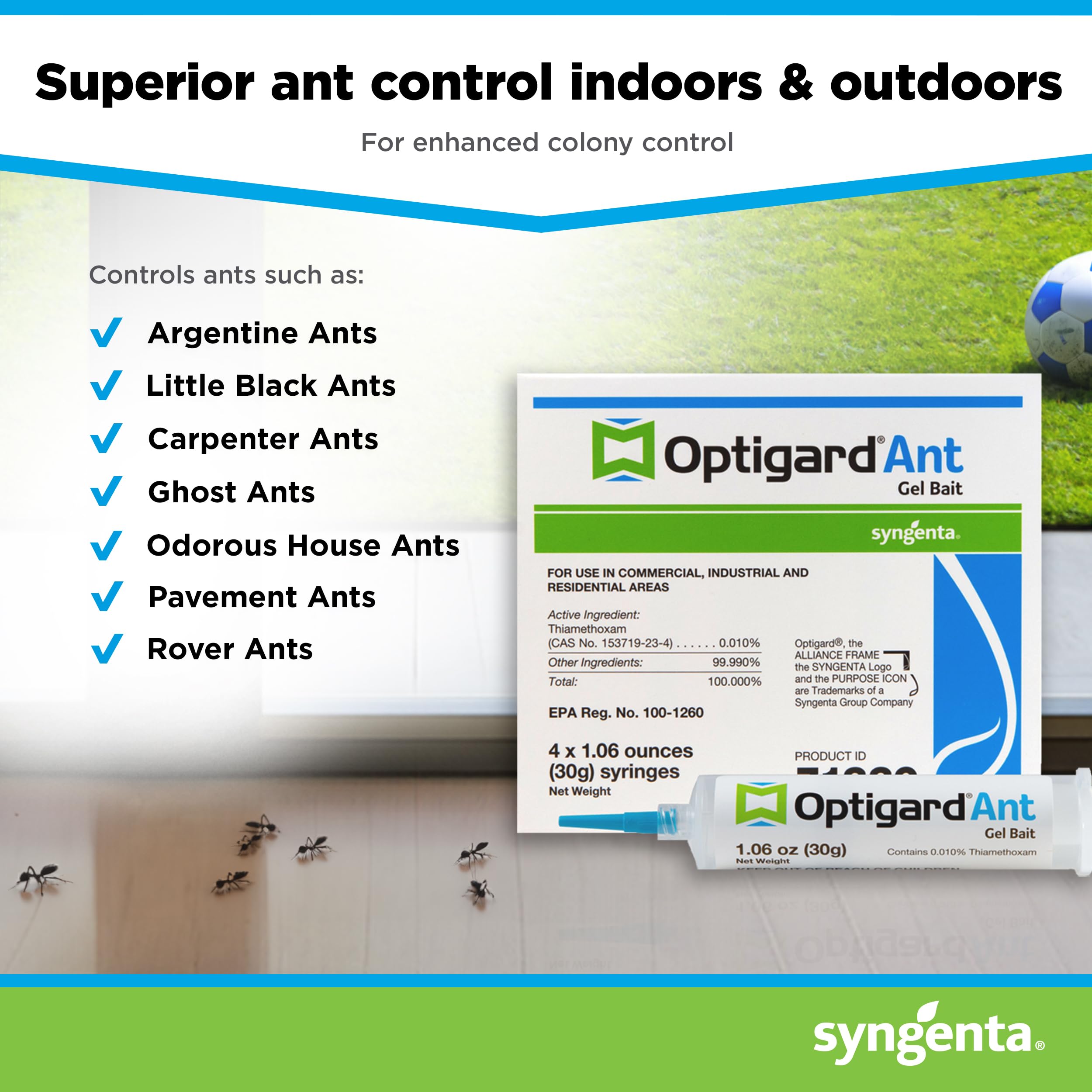 Syngenta Optigard comes in ready-to-use 30-gram syringes.