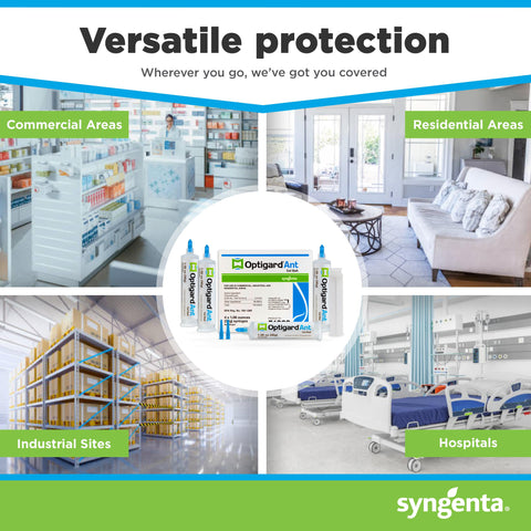Syngenta Optigard can be used indoors and outdoors.