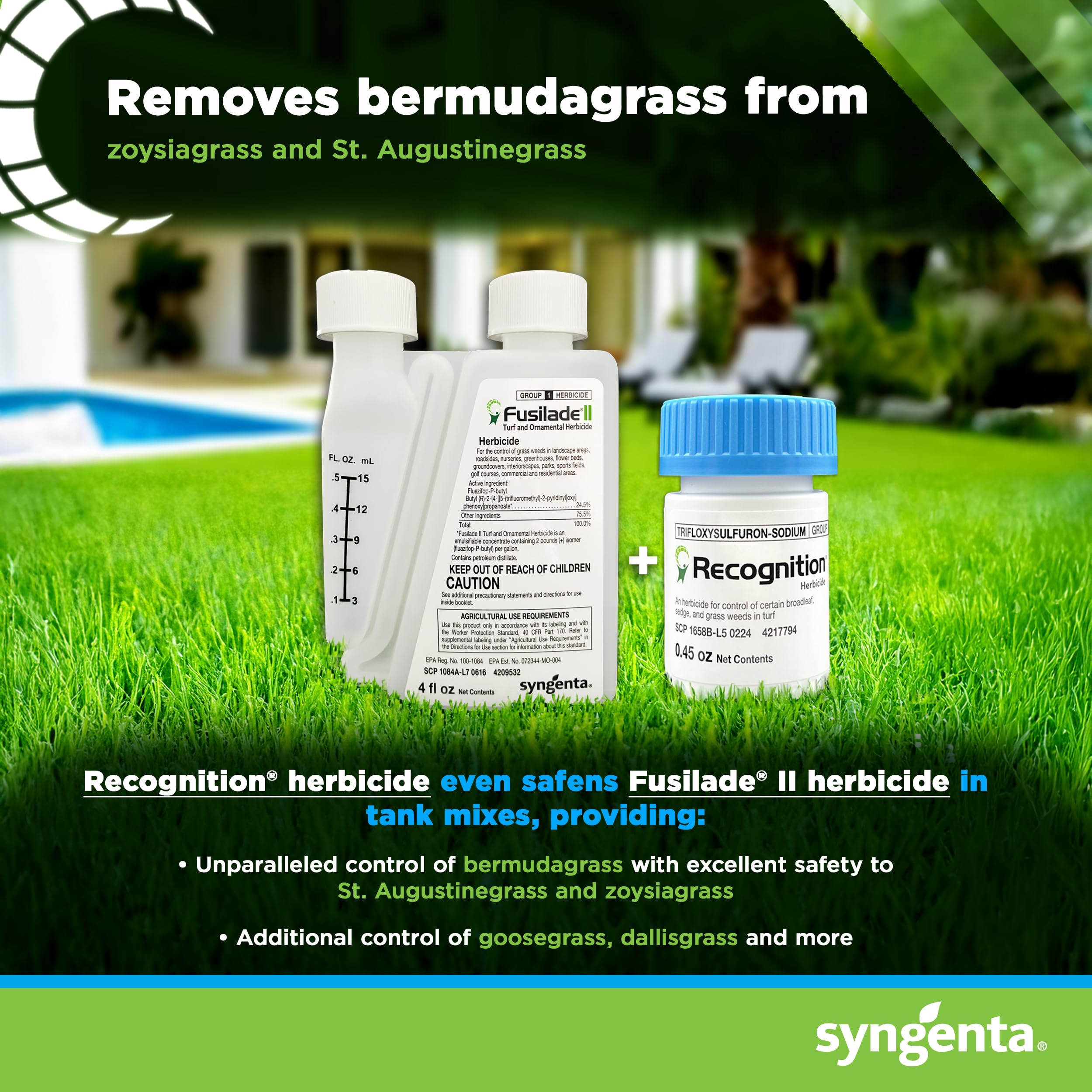 Syngenta Recognition and Turflon Ester Ultra tank-mix improves control of tough weeds.