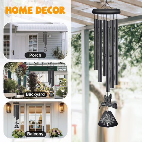 Synhonty memorial wind chimes crafted for durable outdoor use.