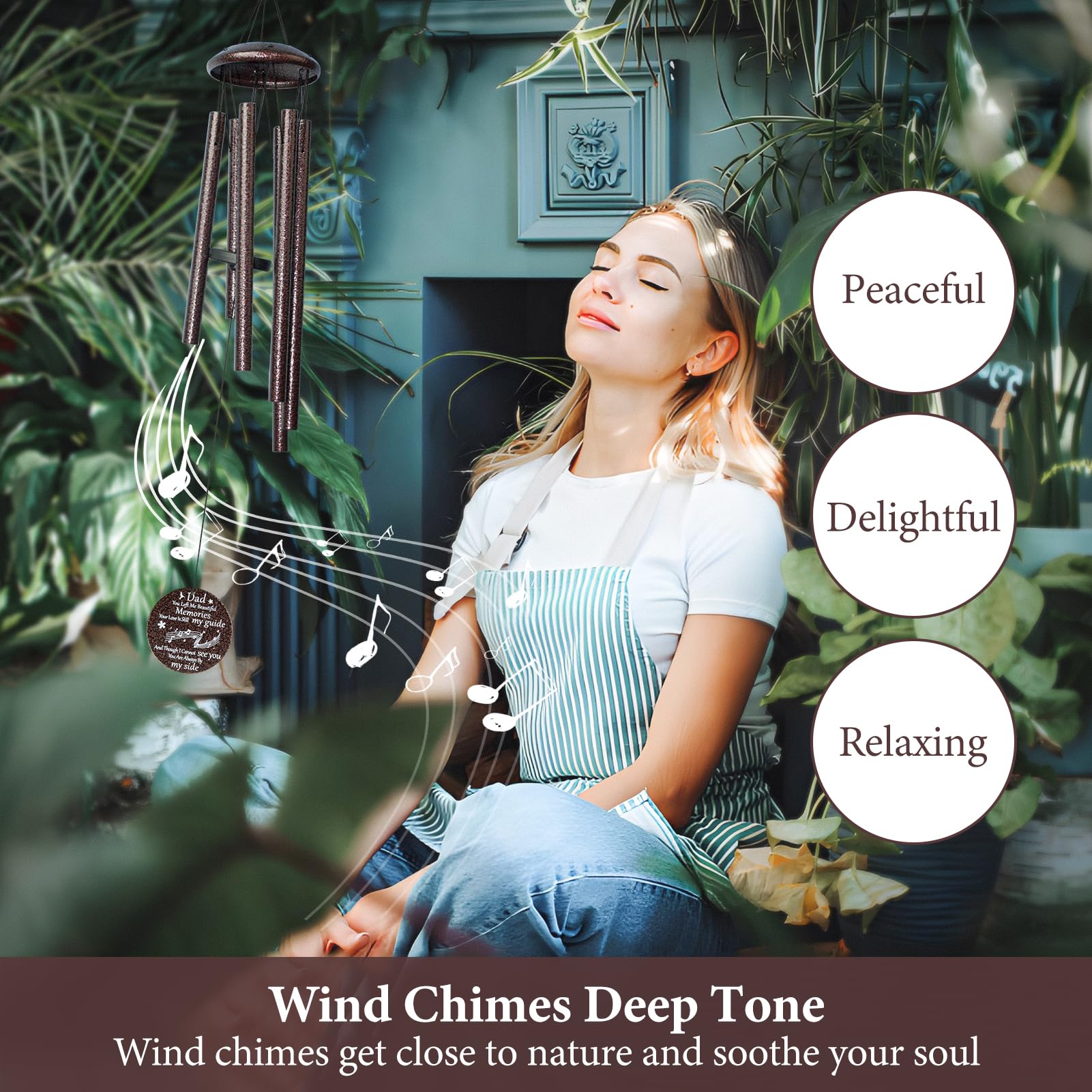 Synhonty wind chimes arrive in an elegant gift box, ready to give.