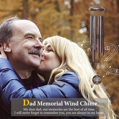 Synhonty Memorial Wind Chimes with sympathy card enhances remembrance and heartfelt tribute.