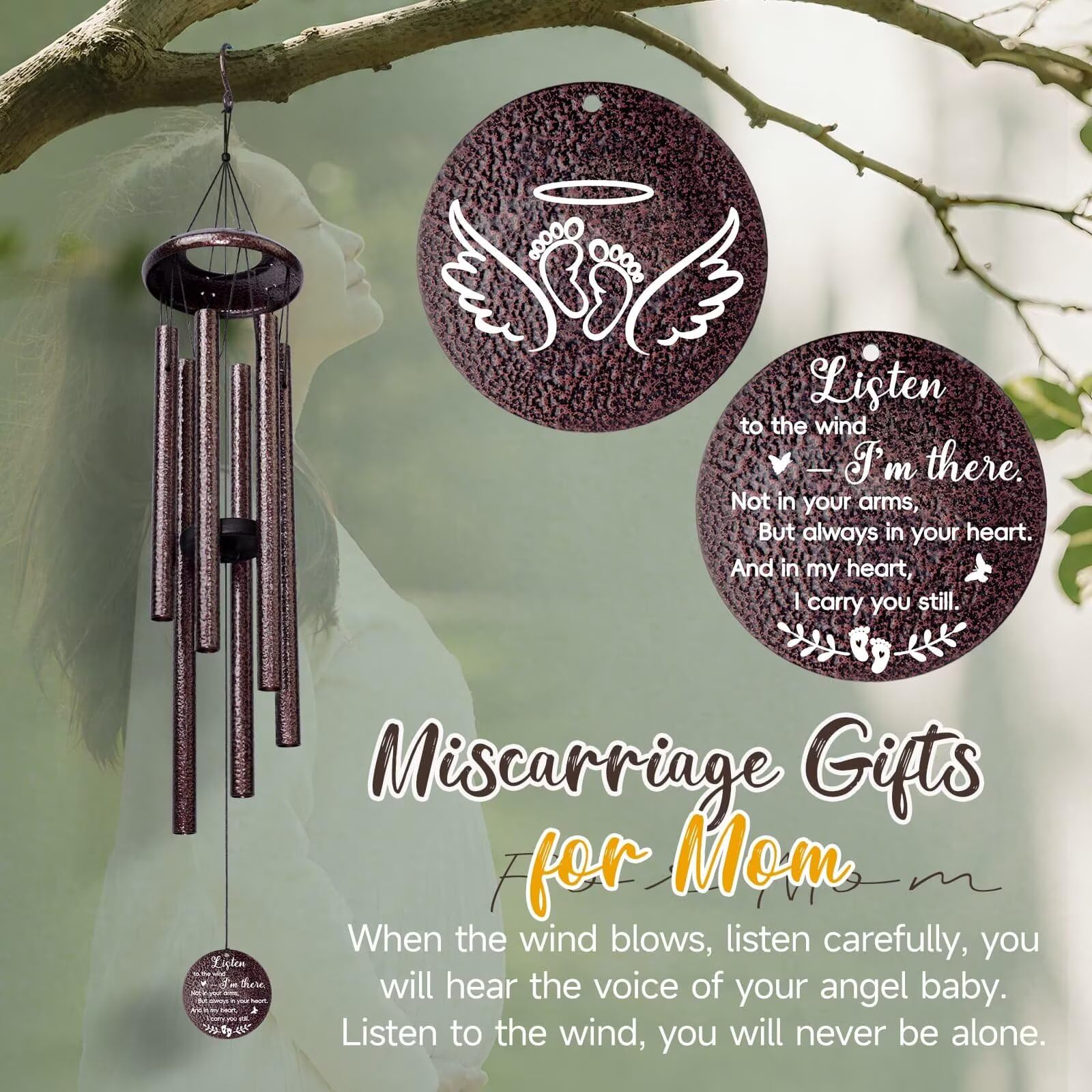 Synhonty premium aluminum wind chimes resist rust and weather for lasting memory
