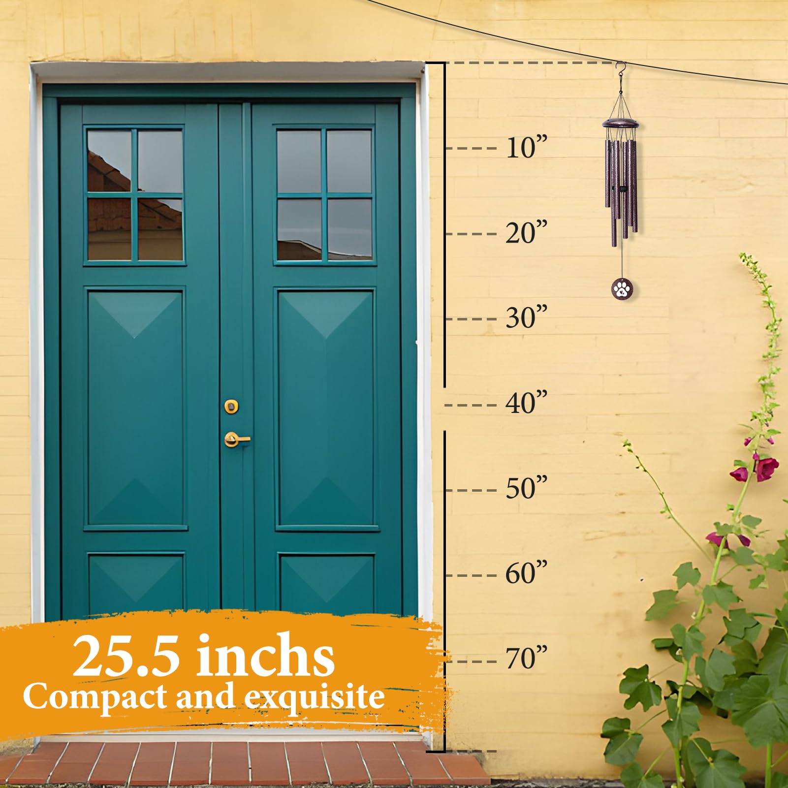 Synhonty wind chime crafted from premium materials for durable outdoor use