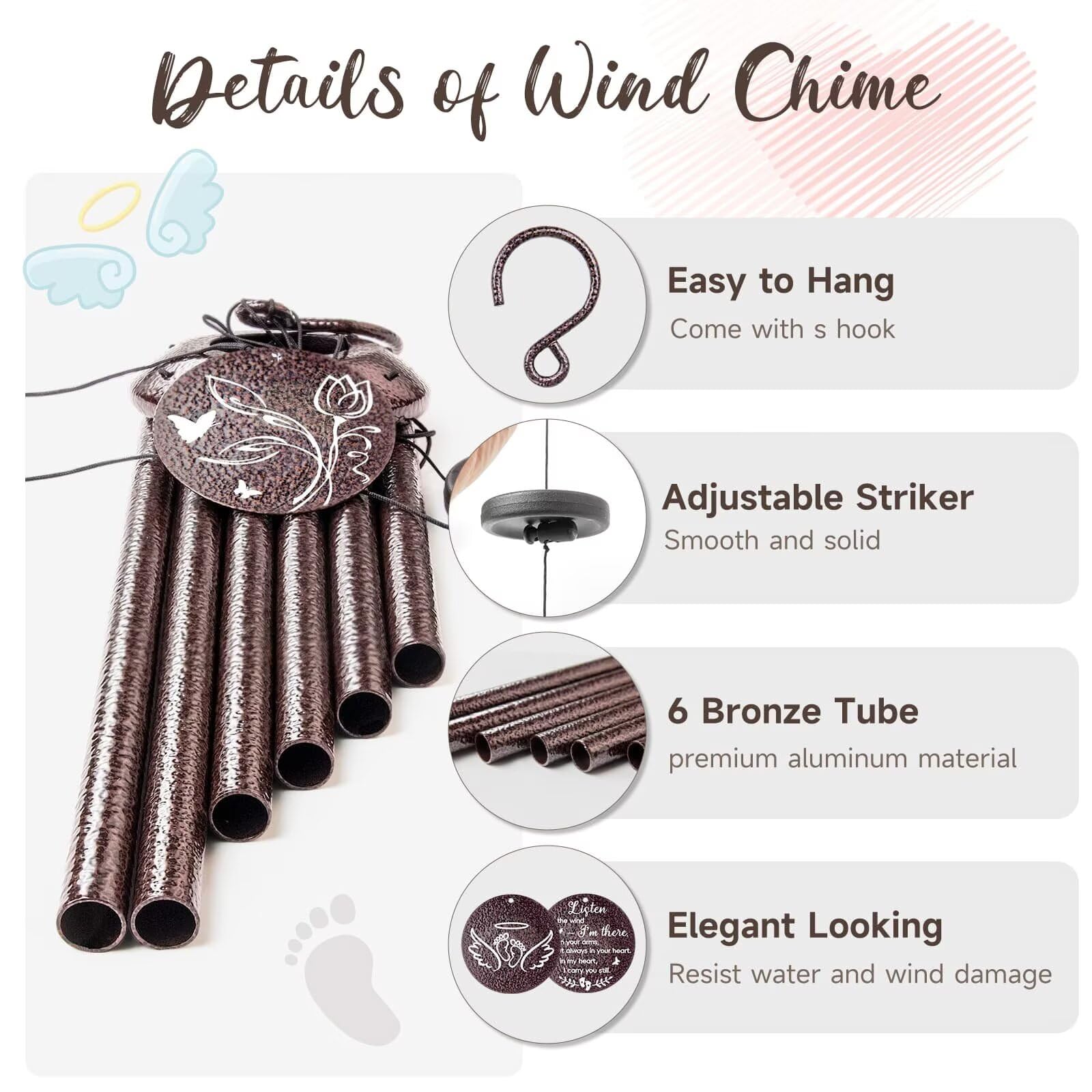 Synhonty wind chimes produce soothing melodies for outdoor relaxation