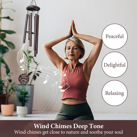 Synhonty soothing melodies wind chimes create calming outdoor ambiance.