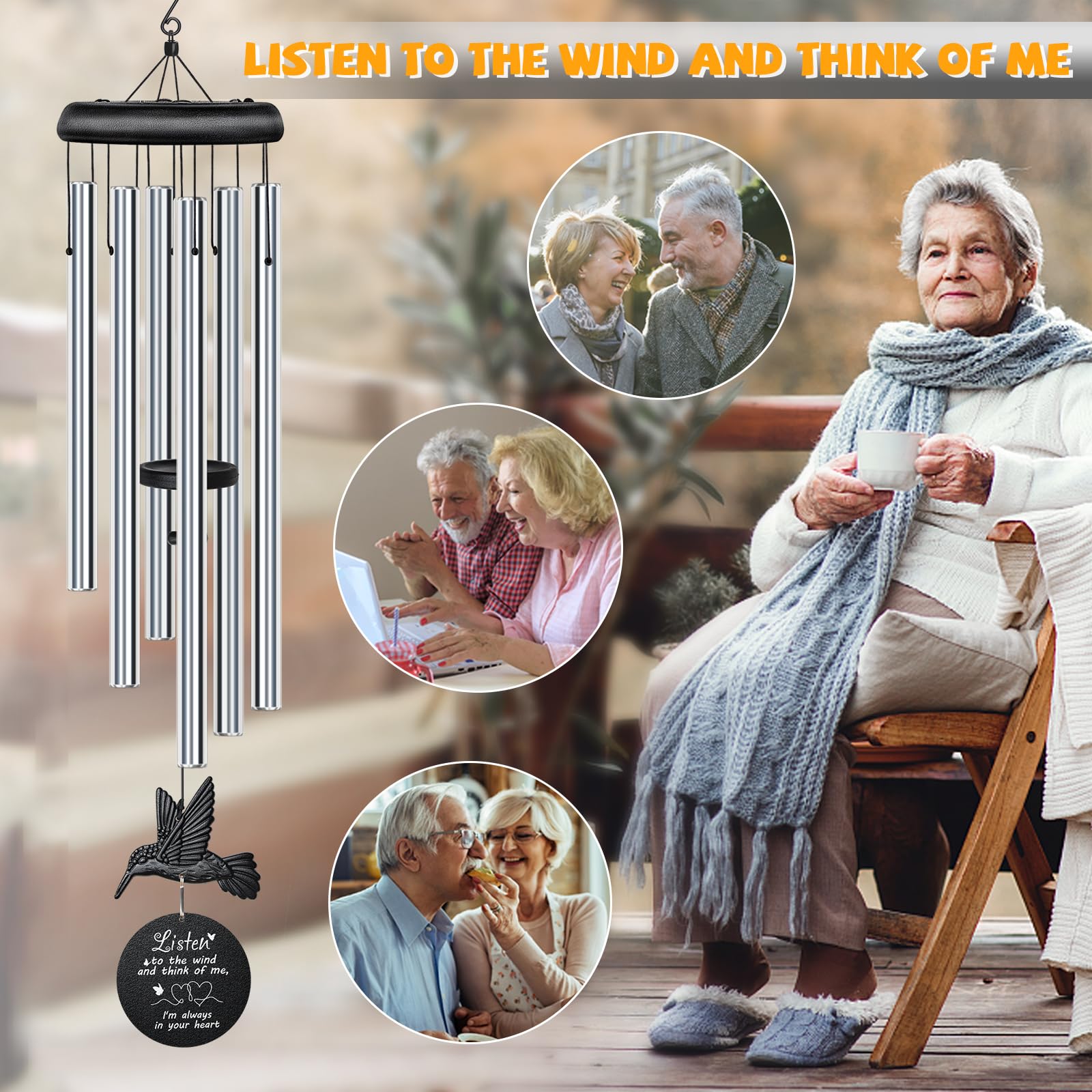 Synhonty bronze wind chimes designed to resist weathering