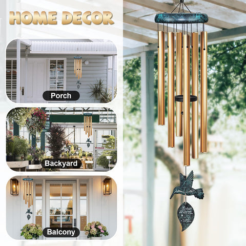 Synhonty wind chimes built for durable outdoor use with weather-resistant hardware