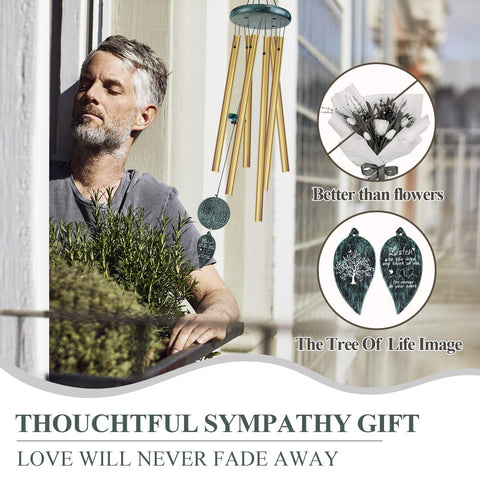 Synhonty wind chimes arrive with gift box and comforting card