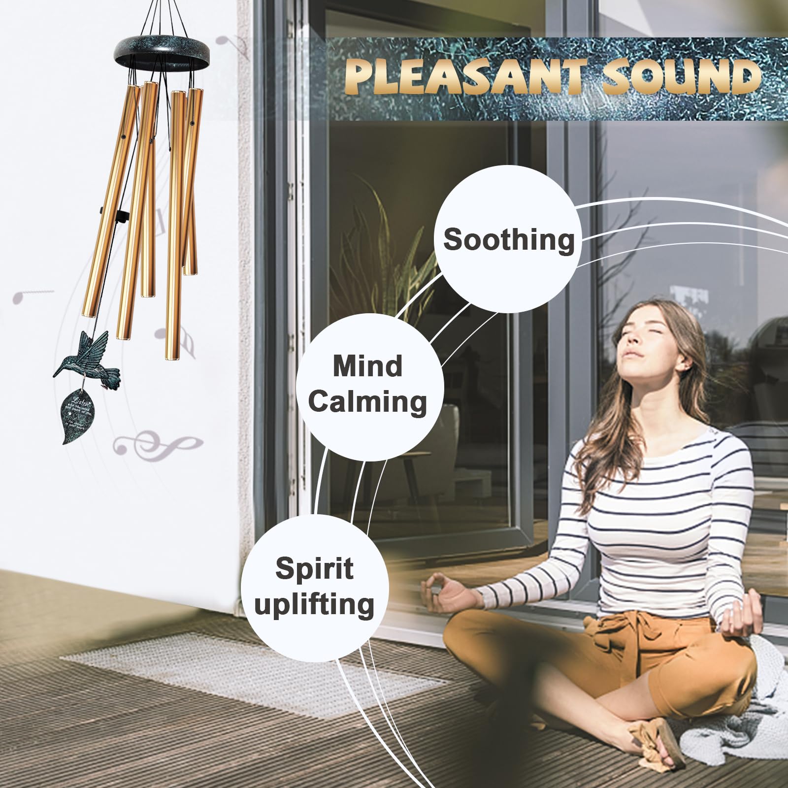 Synhonty hummingbird design adds peaceful memory cue to any garden