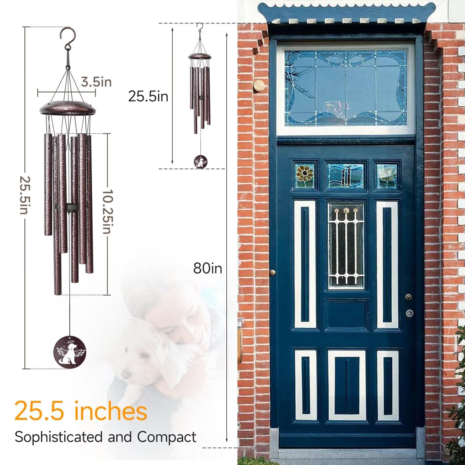 Synhonty wind chime box and motif highlighting premium craftsmanship.