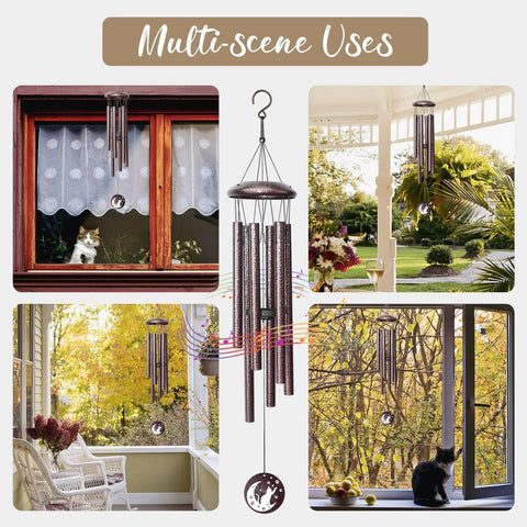 Synhonty wind chime gift packaging presents a thoughtful keepsake.