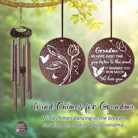 Synhonty wind chime for outdoor or indoor use enhances yard ambiance.
