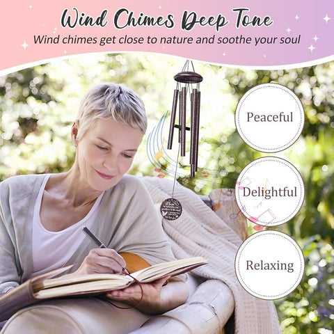 Synhonty wind chimes adjustable striker enables varied melodies.