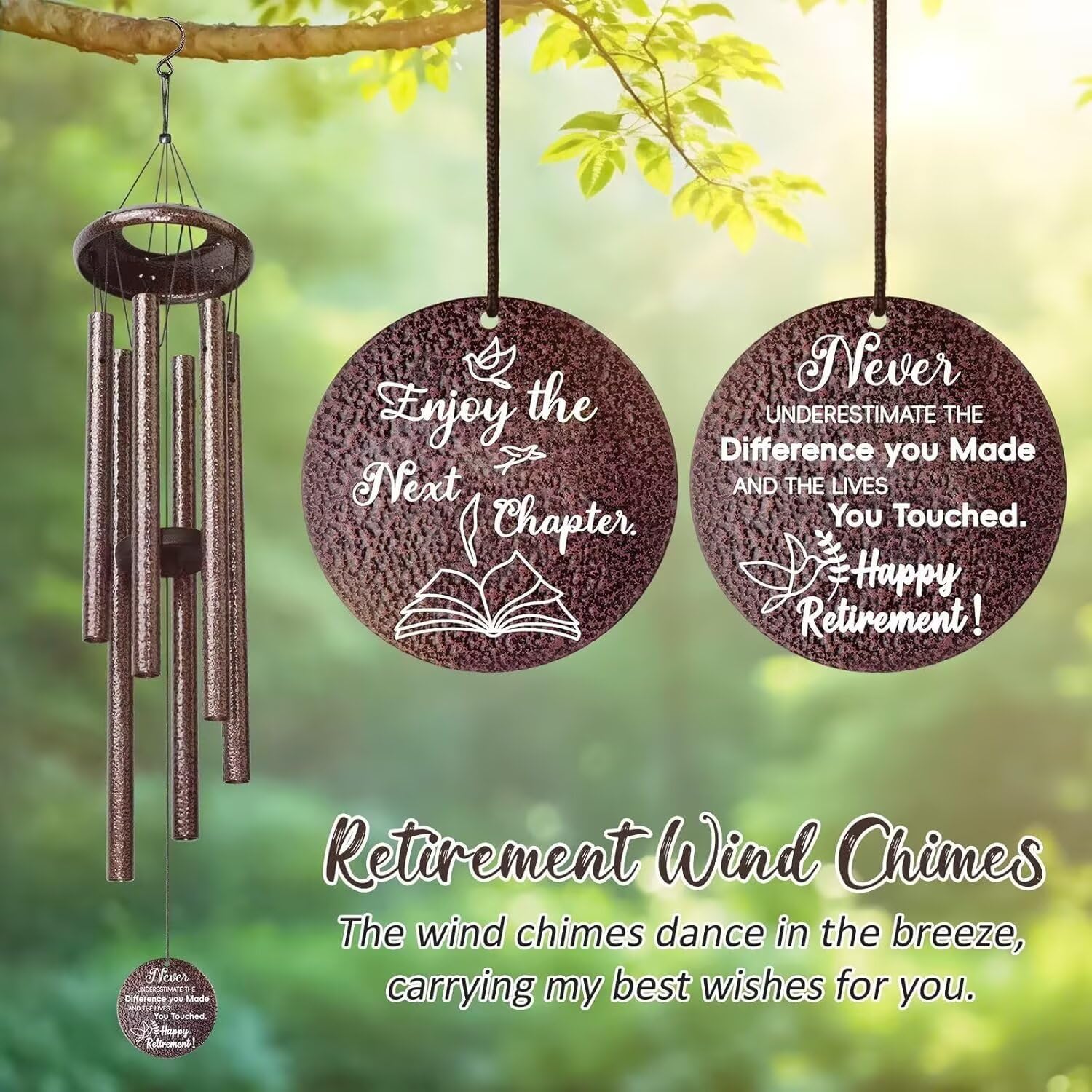 Synhonty wind chimes suitable for both indoor and outdoor use in any space