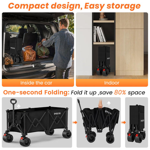 SYOCYO front cup holders keep beverages secure during outings.