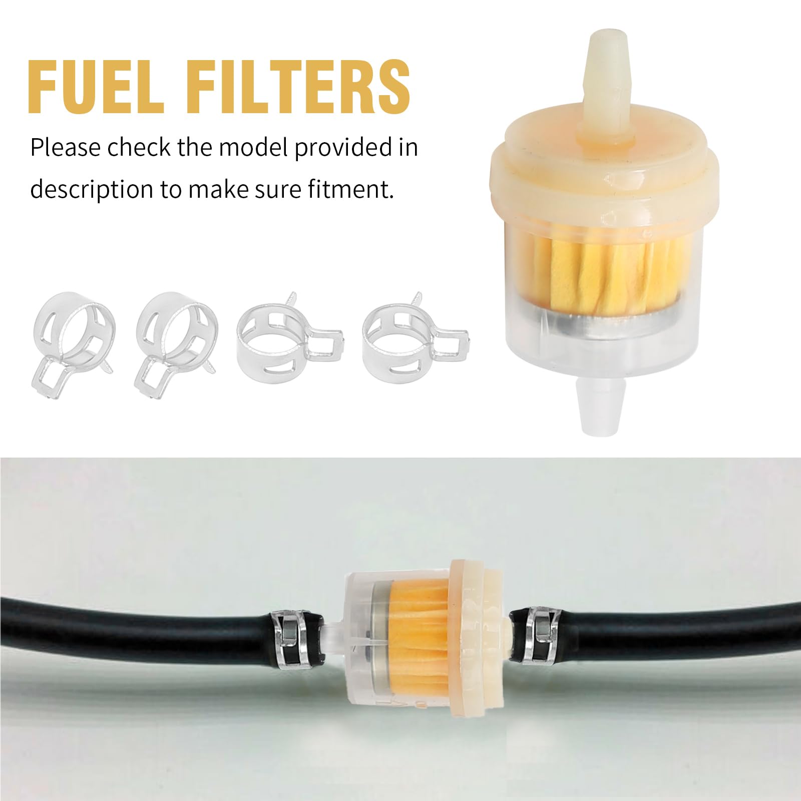 SYOWADA 40 micron fuel filter included with valve kit for cleaner fuel