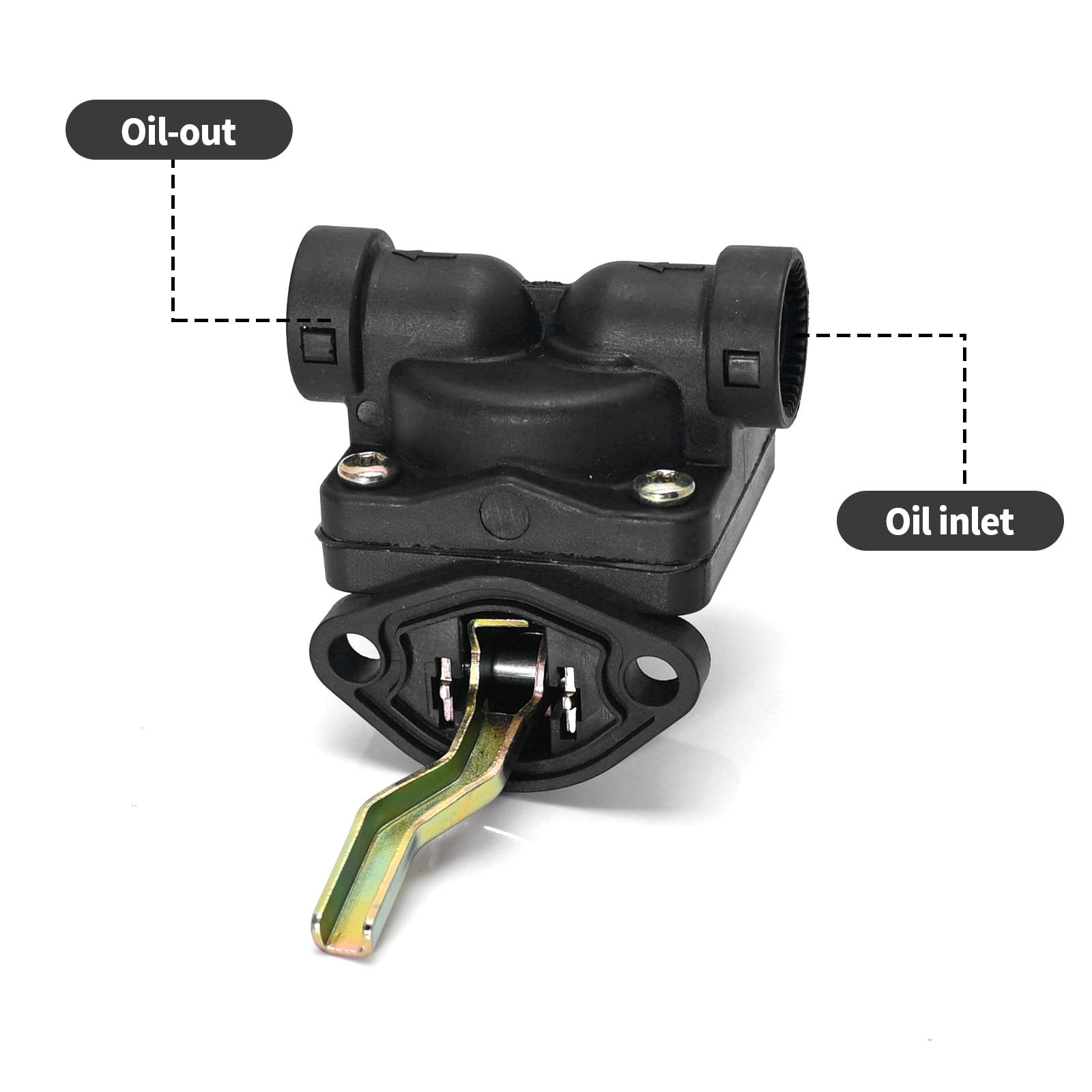 SYOWADA 4155905S Kohler fuel pump in-box image highlights easy replacement compatibility.