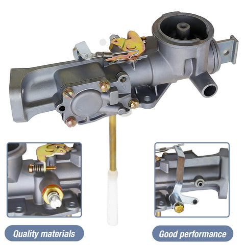 SYOWADA detailed carburetor closeup for quality inspection before installation.