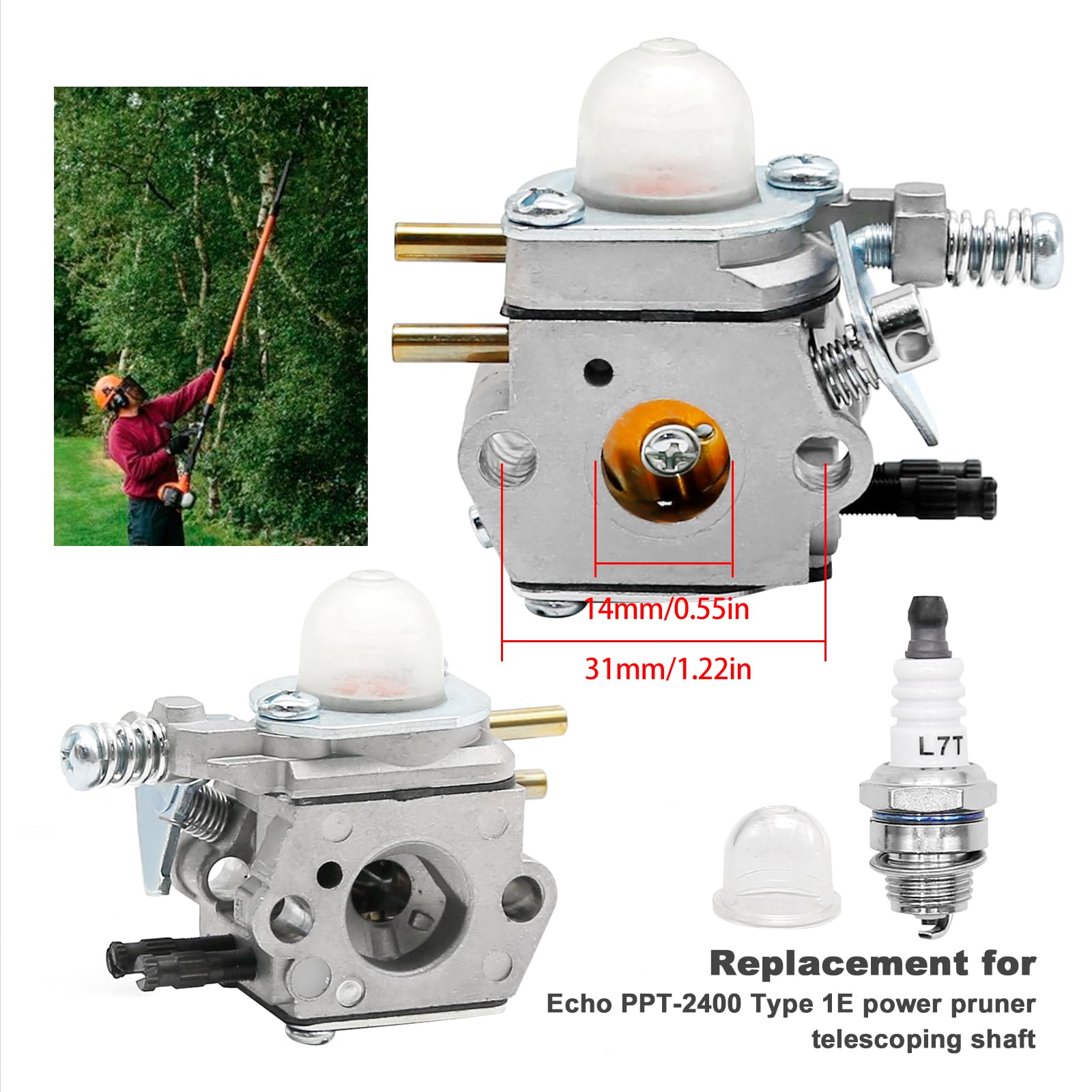 SYOWADA carburetor for Echo SRM-2400 complete replacement kit