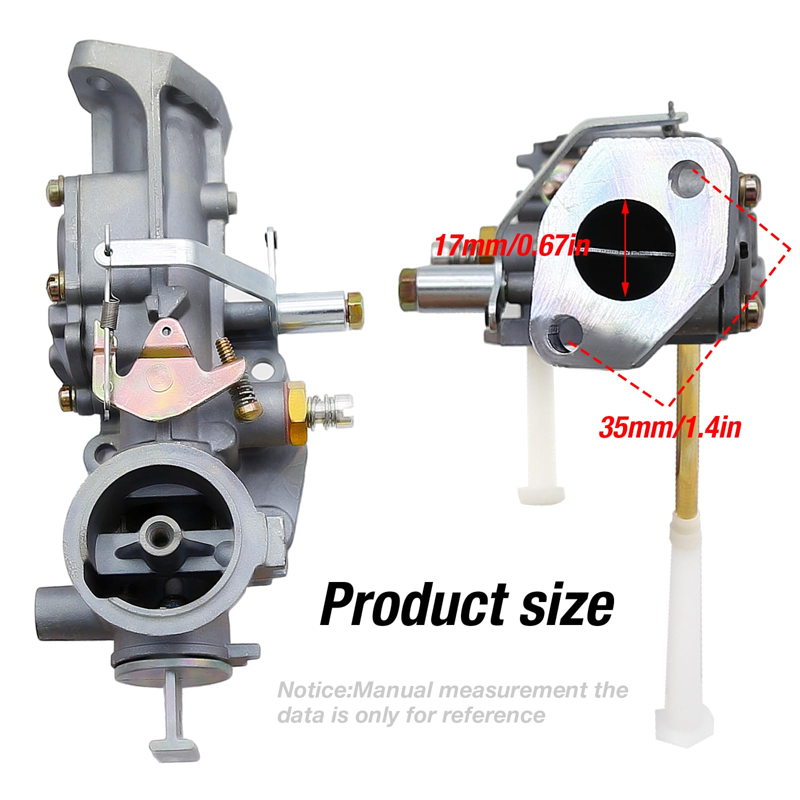 SYOWADA carburetor package included view highlights complete kit for quick replacement.