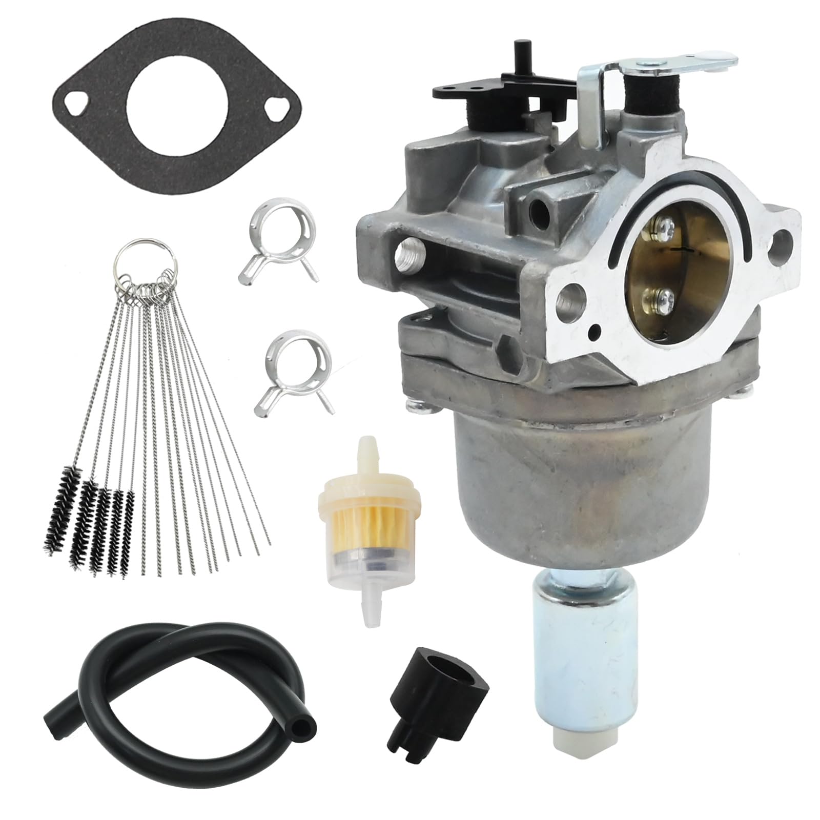 SYOWADA clamps for secure hose connections during carburetor replacement.