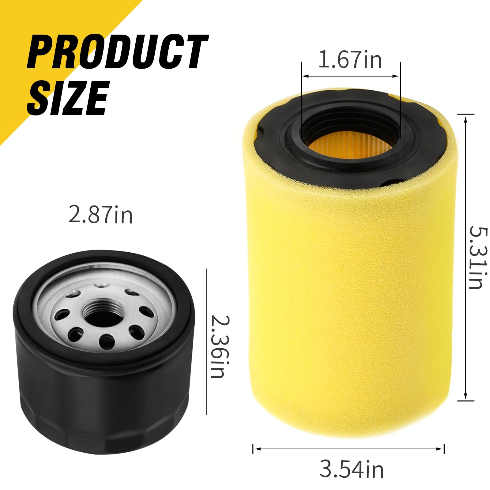 SYOWADA oil filter kit for Z345 series maintains oil cleanliness and engine efficiency