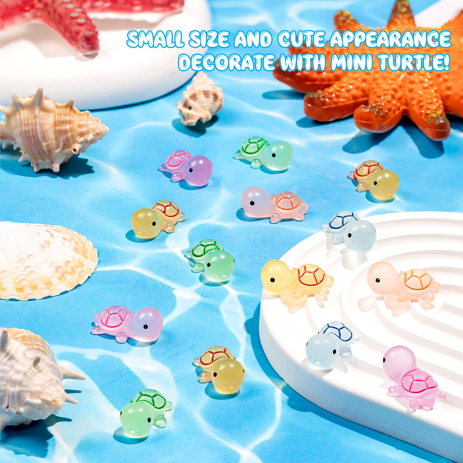 SYWHXY bulk sea turtle cake toppers for creative desserts and crafts