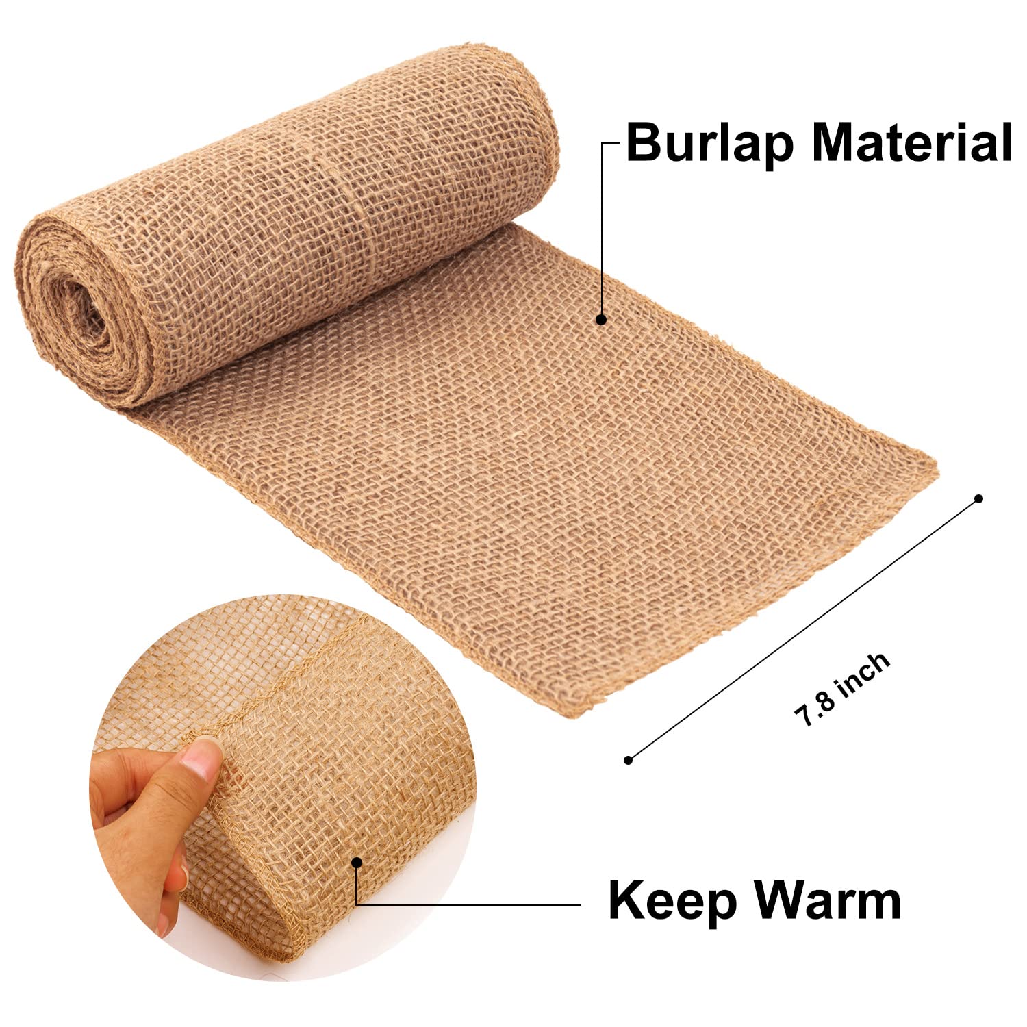 SYWHXY close-up of natural burlap texture highlighting breathability