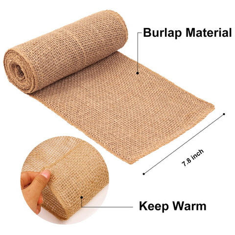 SYWHXY close-up of natural burlap texture highlighting breathability