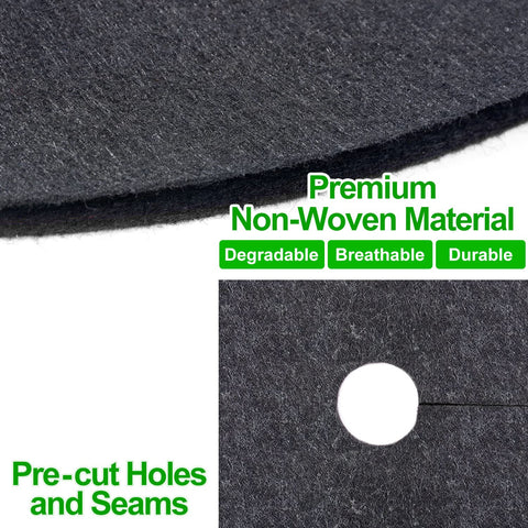 SYWHXY degradable non-woven mat acts as breathable tree protector.