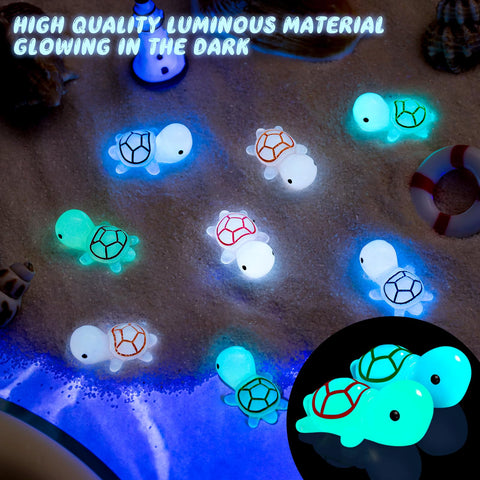 SYWHXY blue glow turtle perfect for DIY landscapes and night accents